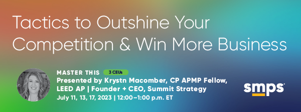 The Winning Edge Workshop Series: Tactics to Outshine Your Competition and Win More Business