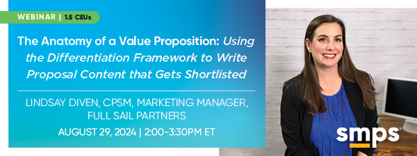 The Anatomy of a Value Proposition: Using the Differentiation Framework to Write Proposal Content that Gets Shortlisted